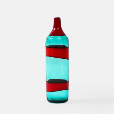 Fulvio Bianconi Fasce Orizzontali Bottle Model 4315 by Fulvio Bianconi for Venini