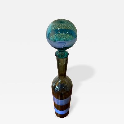 Fulvio Bianconi Fulvio Bianconi for Venini Fasce Orizzontale Bottle w Stopper