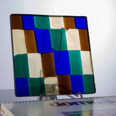 Fulvio Bianconi Glass Sculpture by Fulvio Bianconi for Venini