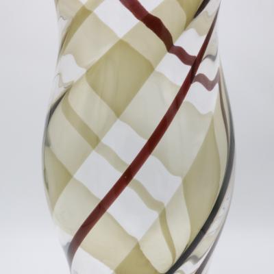 Fulvio Bianconi Italian Venini Art Glass Vase Italy 1950