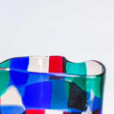 Fulvio Bianconi Pezzato Vase by Fulvio Bianconi for Venini