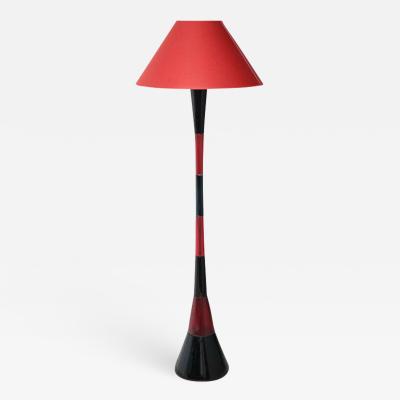 Fulvio Bianconi Rare floor lamp designed by Fluvio Bianconi for Venini