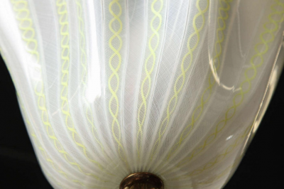Fulvio Bianconi Venini Chandelier Designed by Fulvio Bianconi 1950 Italy