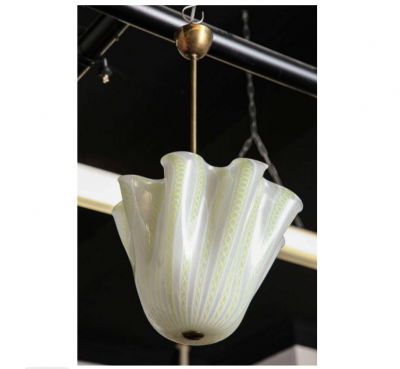 Fulvio Bianconi Venini Chandelier Designed by Fulvio Bianconi 1950 Italy