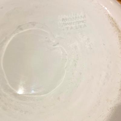Fulvio Bianconi Venini Fazzoletto White Handkerchief Vase Fulvio Bianconi Design 1950s