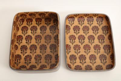 Funamoto Migiwa Accessory Box with Irises circa 1935