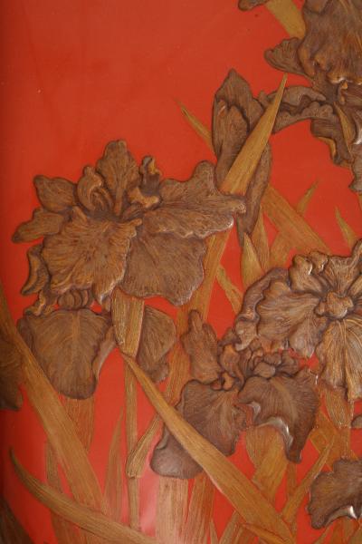 Funamoto Migiwa Accessory Box with Irises circa 1935