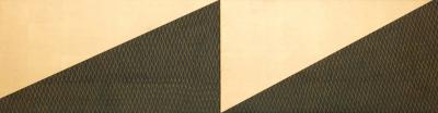 Furosaki Tea Screen with Net Decor 1920s
