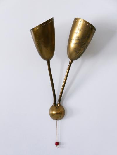 G nter Trieschmann Rare Mid Century Modern Wall Lamp or Sconce by G nter Trieschmann Germany 1950s