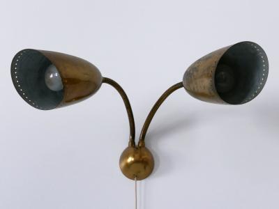 G nter Trieschmann Rare Mid Century Modern Wall Lamp or Sconce by G nter Trieschmann Germany 1950s