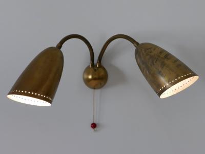G nter Trieschmann Rare Mid Century Modern Wall Lamp or Sconce by G nter Trieschmann Germany 1950s