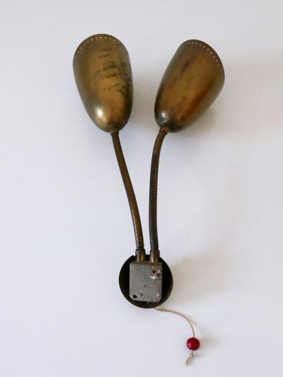 G nter Trieschmann Rare Mid Century Modern Wall Lamp or Sconce by G nter Trieschmann Germany 1950s