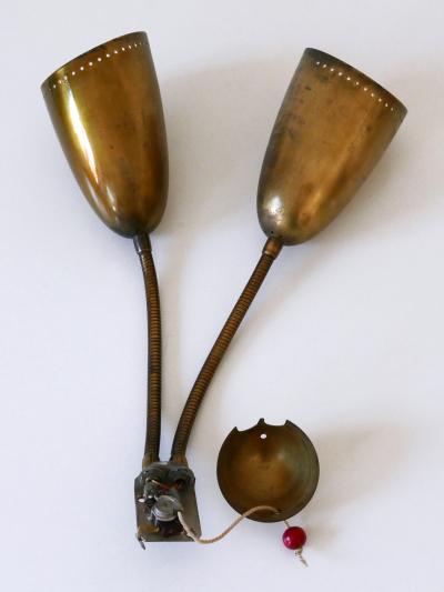 G nter Trieschmann Rare Mid Century Modern Wall Lamp or Sconce by G nter Trieschmann Germany 1950s