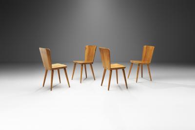 G ran Malmvall G ran Malmvall 501 Pine Dining Chairs for Svensk Fur Sweden 1950s