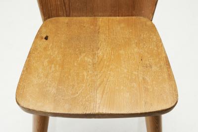 G ran Malmvall G ran Malmvall 501 Pine Dining Chairs for Svensk Fur Sweden 1950s