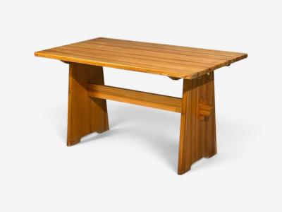 G ran Malmvall G ran Malmvall Dining Table and Six Chairs Pine Sweden 1970s