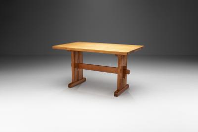 G ran Malmvall G ran Malmvall Swenks Fur Dining Table Sweden 1950s