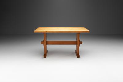 G ran Malmvall G ran Malmvall Swenks Fur Dining Table Sweden 1950s