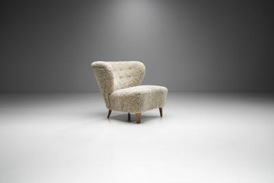 G sta Jonsson G sta Jonsson Lounge Chair from J nk ping Sweden 1940s