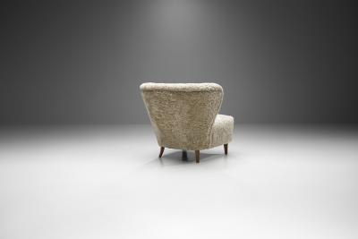 G sta Jonsson G sta Jonsson Lounge Chair from J nk ping Sweden 1940s