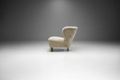 G sta Jonsson G sta Jonsson Lounge Chair from J nk ping Sweden 1940s