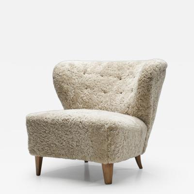 G sta Jonsson G sta Jonsson Lounge Chair from J nk ping Sweden 1940s