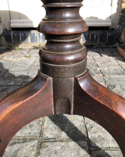 GEORGE II UNTOUCHED MAHOGANY TRIPOD TABLE