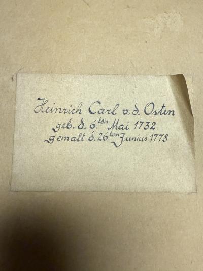 GERMAN 18TH CENTURY PAIR OF OVAL PORTRAITS OIL ON BOARD GENTLEMAN LADY