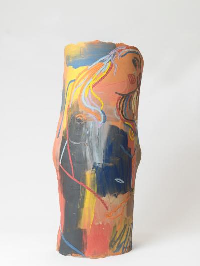 GHADA AMER Lady in Black 2015