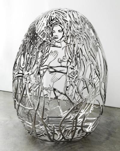 GHADA AMER The Blue Bra Girls 2012