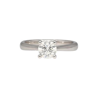 GIA Certified 0 81 Carat G VS2 Round Cut Diamond Engagement Ring