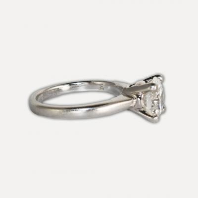 GIA Certified Platinum Diamond Ring 1 51 ct