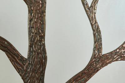 GIGANTIC BRONZE TREE MIRROR