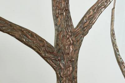 GIGANTIC BRONZE TREE MIRROR