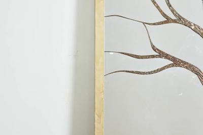 GIGANTIC BRONZE TREE MIRROR