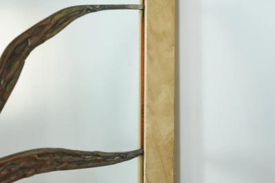 GIGANTIC BRONZE TREE MIRROR