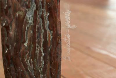 GIGANTIC BRONZE TREE MIRROR