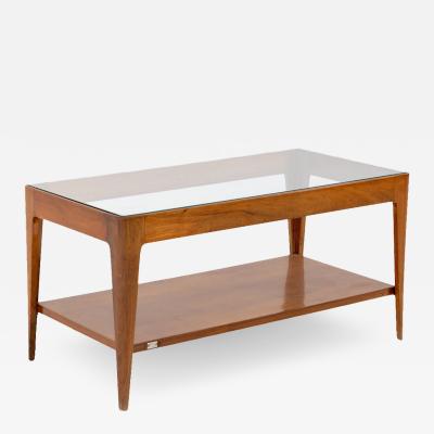 GIO PONTI MODERNIST TWO TIER COCKTAIL TABLE