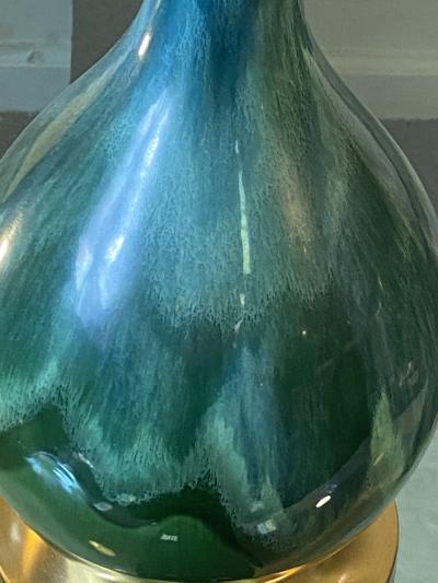 GRACEFUL PAIR OF MID CENTURY CERAMIC LAMPS