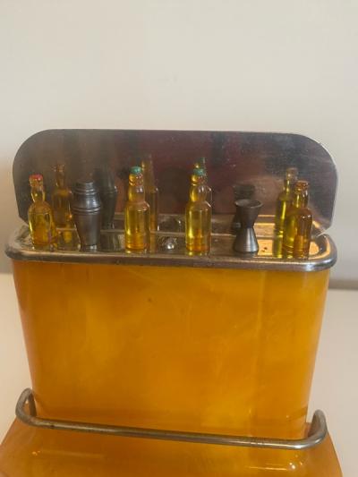 GREAT ART DECO BAKELITE BAR COCKTAIL SKEWERS SET