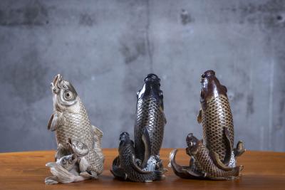 GROUP OF 3 JAPANESE SATAMA KOI