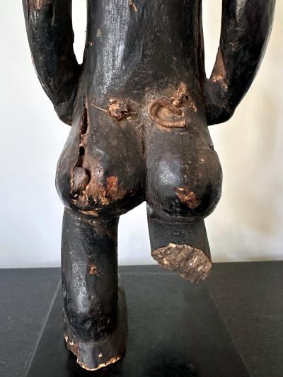 Gabon Punu Ancestor Female Figure on Custom Stand