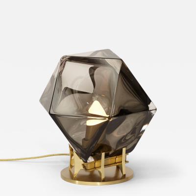 Gabriel Scott Welles Double Blown Glass Desk Lamp