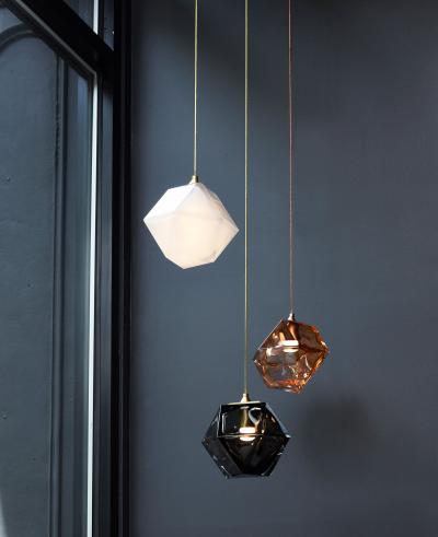 Gabriel Scott Welles Double Blown Glass Pendant