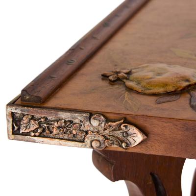 Gabriel Viardot Japonisme Mixed Metal tag re Table Manner of Gabriel Viardot