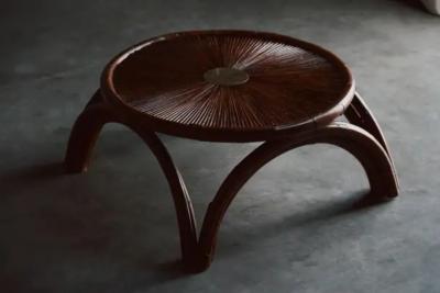 Gabriella Crespi Bamboo Coffee Table by Gabriella Crespi Italy 1970s