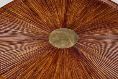 Gabriella Crespi Bamboo Coffee Table by Gabriella Crespi Italy 1970s