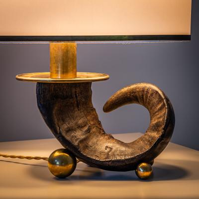 Gabriella Crespi Corno tre sfere Table Lamp by Gabriella Crespi 1922 2017 Italy