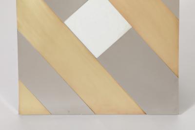 Gabriella Crespi Gabriella Crespi Brass and Chrome Picture Frame signed 