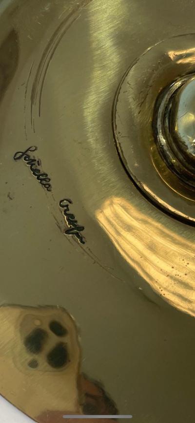 Gabriella Crespi Gabriella Crespi Fungo Table Lamps Double Signatures on Pair